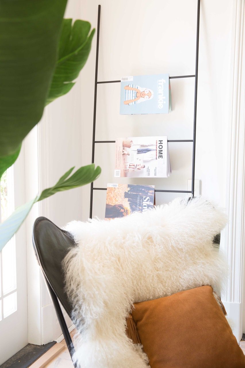 Reading nook styling