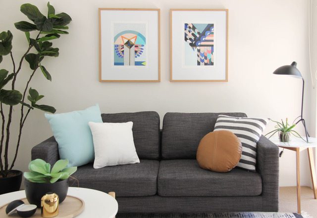 Parramatta contemporary living styling project