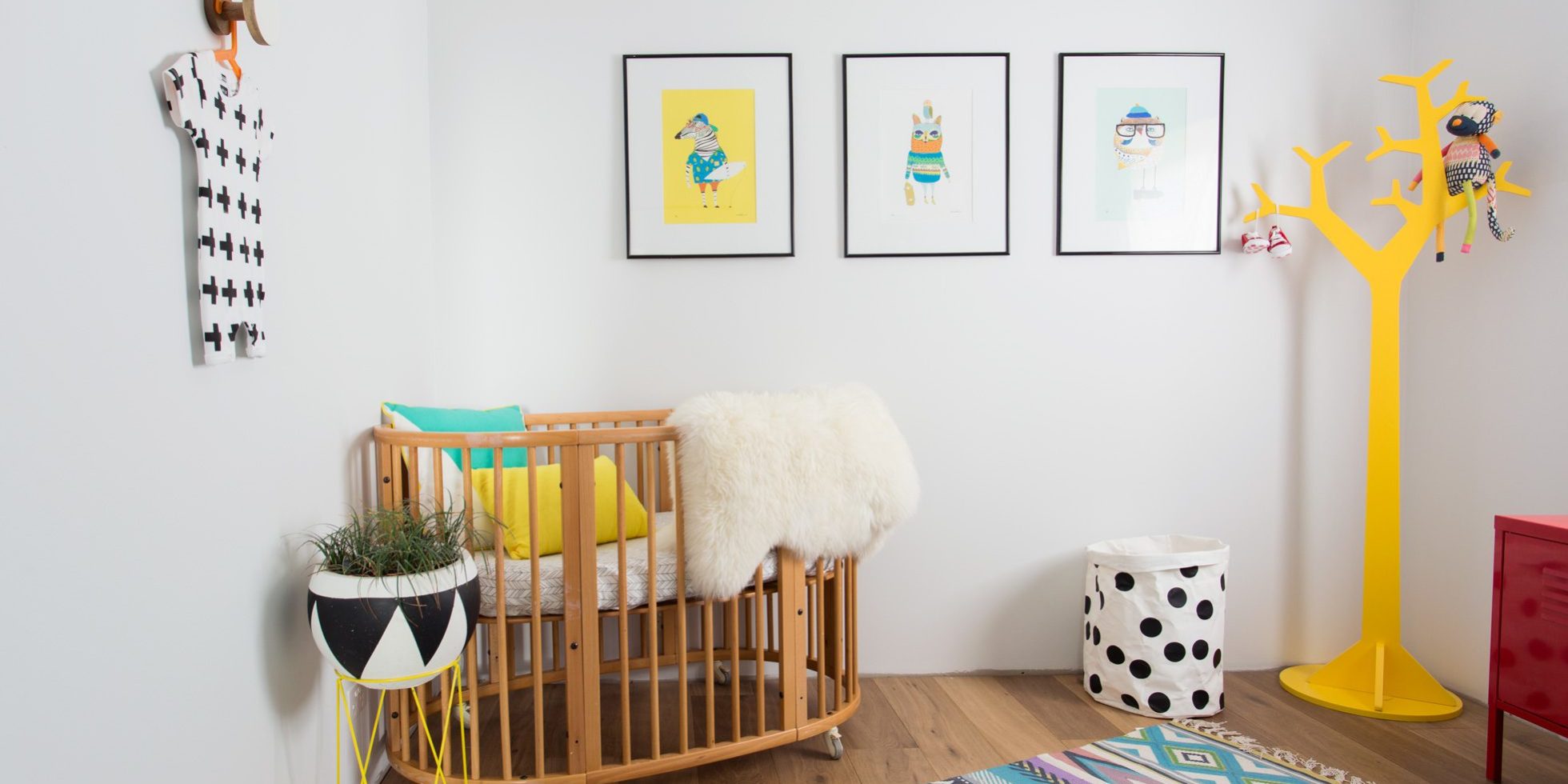 Colourful child's bedroom styling in Wollongong