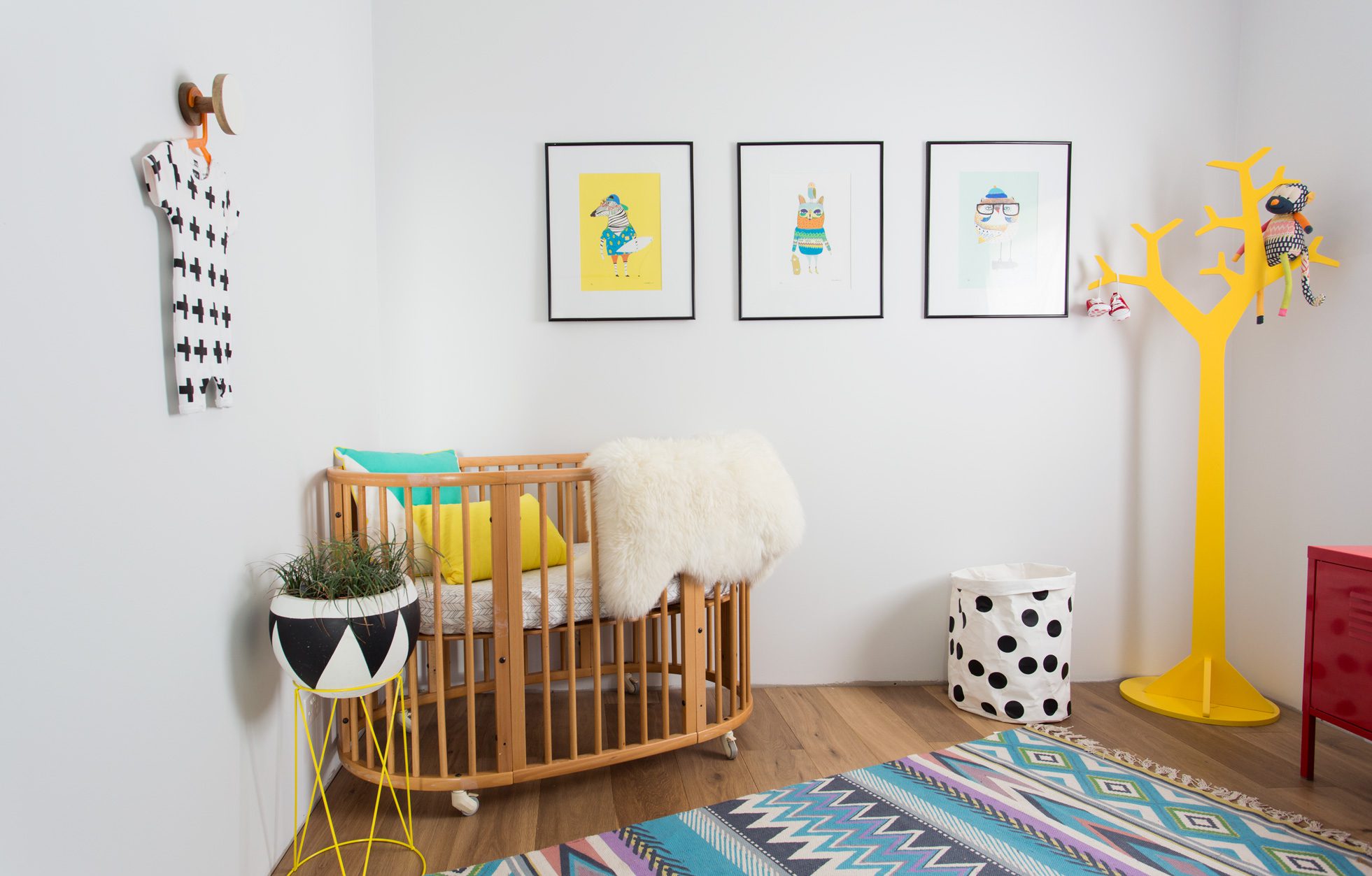 Colourful child's bedroom styling in Wollongong