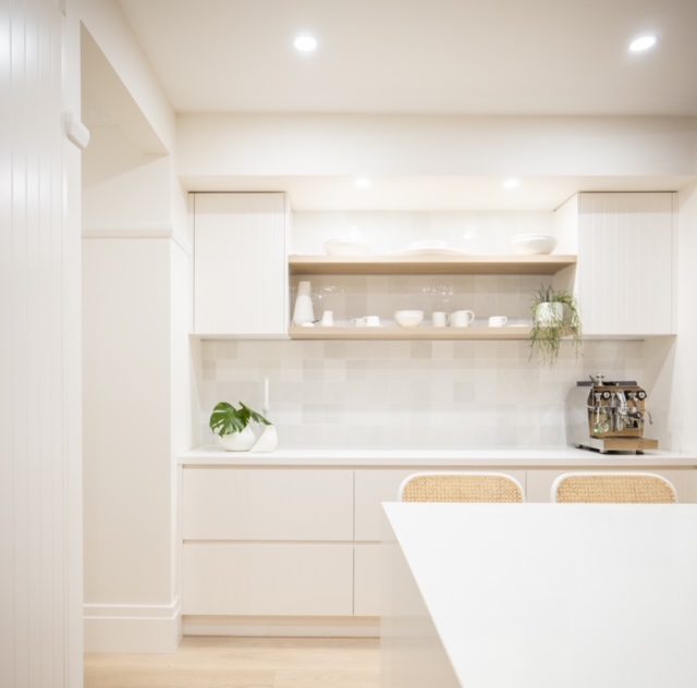 Kitchen open shelving