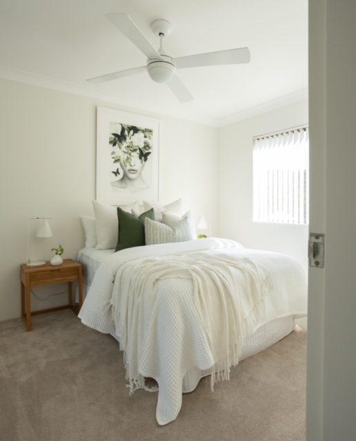 Thirroul Property Styling Master Bedroom